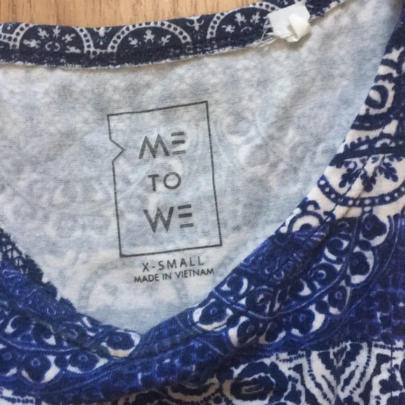 Me to We tribal crop top - Picture 2 of 2